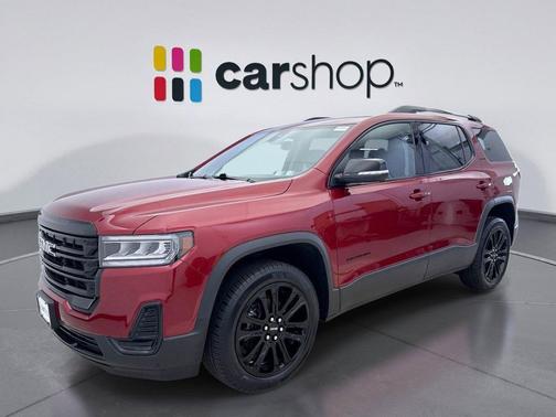 Volcanic Red Tintcoat 2023 GMC Acadia AWD SLE