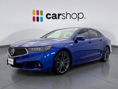 Apex Blue 2020 Acura TLX A-Spec