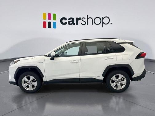 Super White 2021 Toyota RAV4 Hybrid XLE