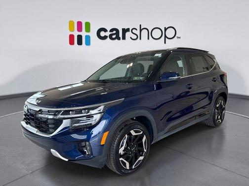Dark Ocean Blue 2024 Kia Seltos SX Turbo
