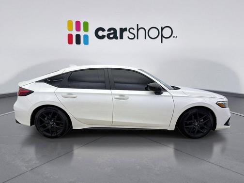 Platinum White 2024 Honda Civic Sport