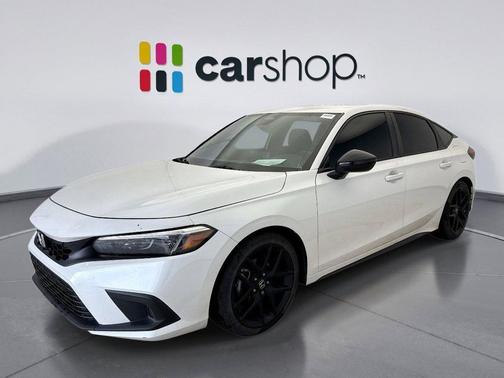 Platinum White 2024 Honda Civic Sport