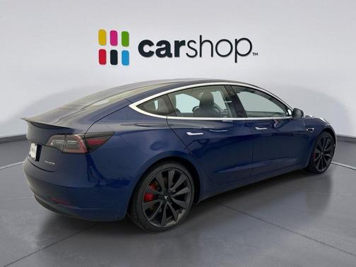Deep Blue 2020 Tesla Model 3 Performance