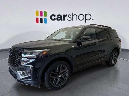 AGATE BLACK METALLIC 2025 Ford Explorer ST-Line