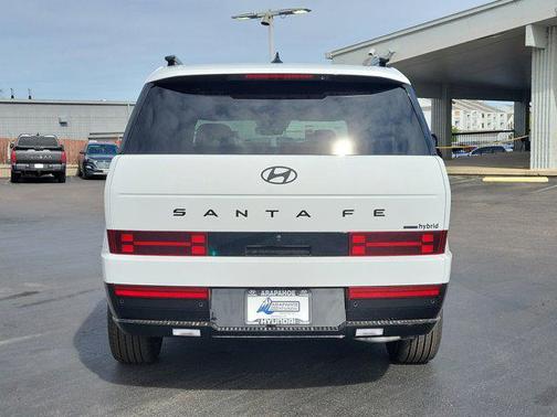 Serenity White 2026 Hyundai SANTA FE HEV Calligraphy