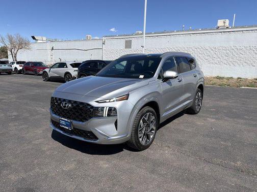 Shimmering Silver 2023 Hyundai SANTA FE Calligraphy