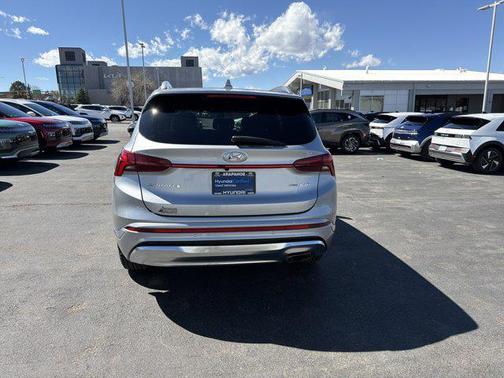 Shimmering Silver 2023 Hyundai SANTA FE Calligraphy