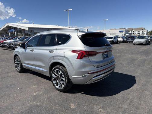 Shimmering Silver 2023 Hyundai SANTA FE Calligraphy