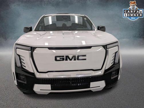 Summit White 2025 GMC Sierra EV Max Range Denali