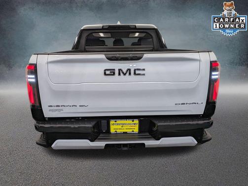 Summit White 2025 GMC Sierra EV Max Range Denali