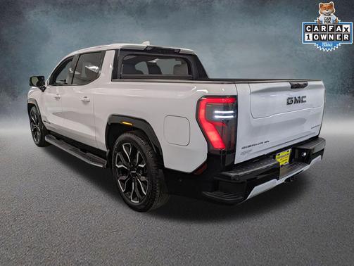 Summit White 2025 GMC Sierra EV Max Range Denali
