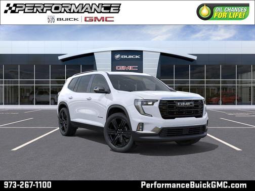 Glacier White Tricoat 2026 GMC Acadia Elevation AWD