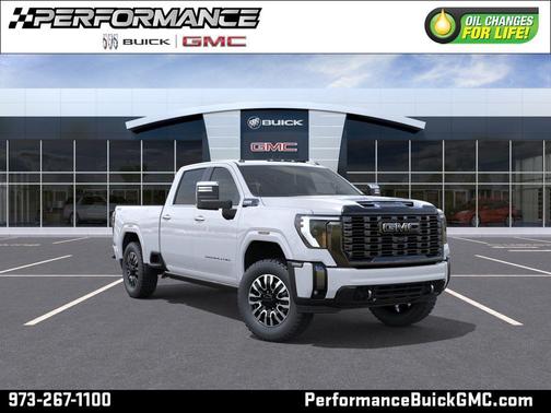 Glacier White Tricoat 2026 GMC Sierra 2500 Denali Ultimate