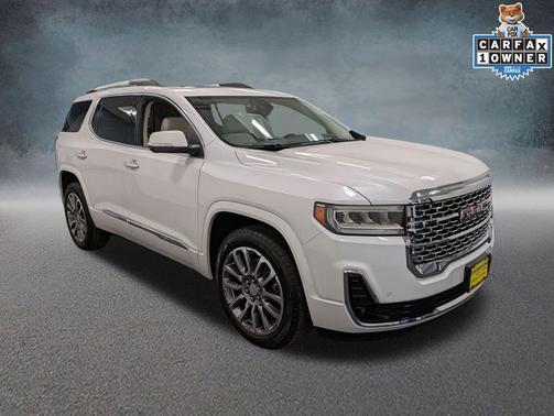 White Frost Tricoat 2023 GMC Acadia Denali