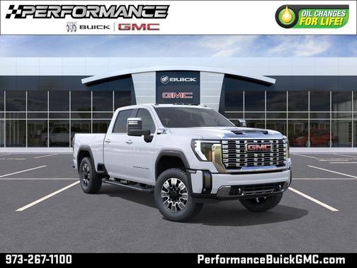 Glacier White Tricoat 2026 GMC Sierra 2500 Denali