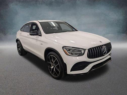 White 2020 Mercedes-Benz AMG GLC 43 4MATIC Coupe