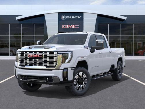 Glacier White Tricoat 2026 GMC Sierra 2500 Denali