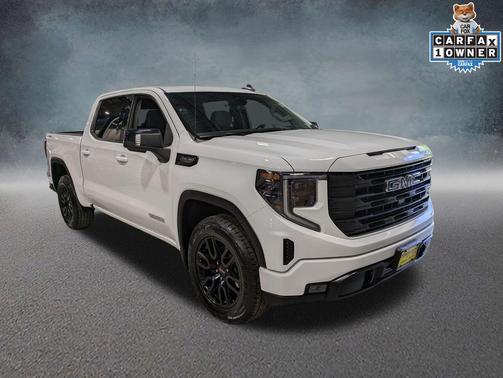 Summit White 2023 GMC Sierra 1500 Elevation