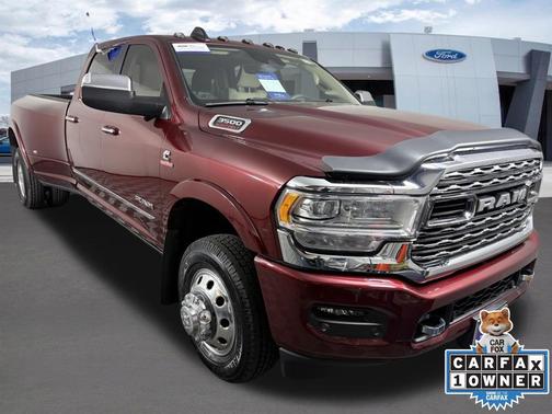 Delmonico Red Pearlcoat 2020 RAM 3500 Limited Crew Cab 4x4 8' Box