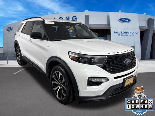 STAR WHITE MET TRI-COAT 2023 Ford Explorer ST-Line