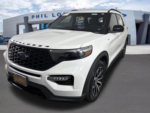 STAR WHITE MET TRI-COAT 2023 Ford Explorer ST-Line