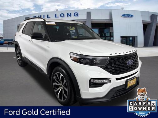 STAR WHITE MET TRI-COAT 2023 Ford Explorer ST-Line