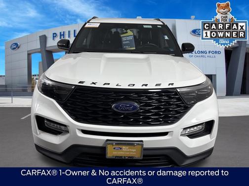 STAR WHITE MET TRI-COAT 2023 Ford Explorer ST-Line