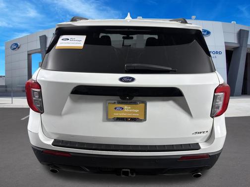 STAR WHITE MET TRI-COAT 2023 Ford Explorer ST-Line