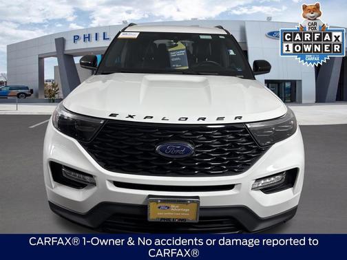 STAR WHITE MET TRI-COAT 2023 Ford Explorer ST-Line