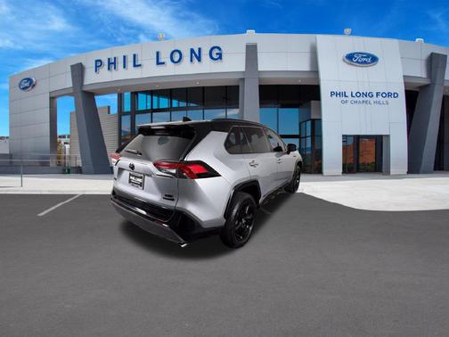 Silver Sky Metallic w/Midnight Black Roof 2020 Toyota RAV4 Hybrid SE