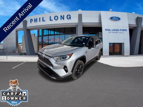 Silver Sky Metallic w/Midnight Black Roof 2020 Toyota RAV4 Hybrid SE