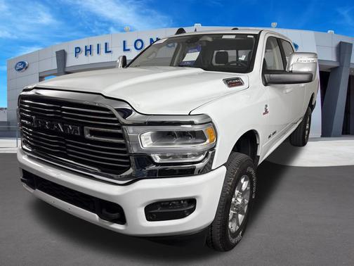 Bright White Clearcoat 2024 RAM 2500 Laramie Crew Cab 4x4 6'4' Box