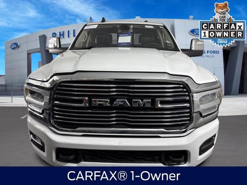 Bright White Clearcoat 2024 RAM 2500 Laramie Crew Cab 4x4 6'4' Box