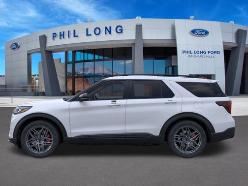 SPACE WHITE METALLIC 2026 Ford Explorer ST