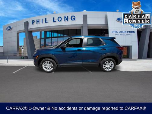 Pacific Blue Metallic 2021 Chevrolet Trailblazer LS