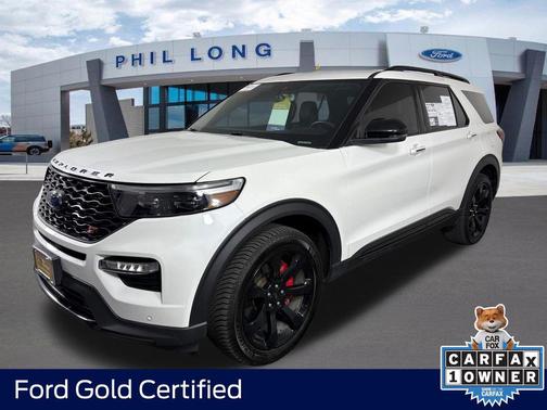 STAR WHITE MET TRI-COAT 2024 Ford Explorer ST