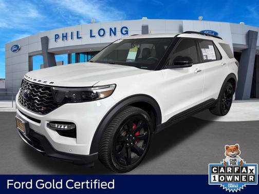STAR WHITE MET TRI-COAT 2024 Ford Explorer ST