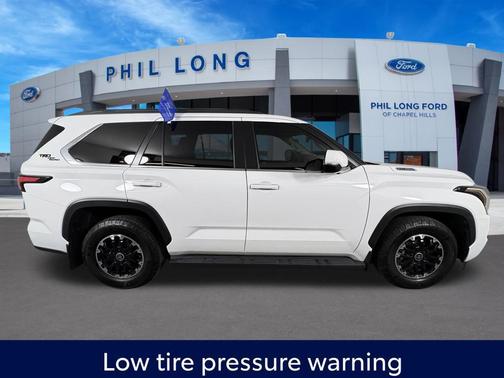 White 2024 Toyota Sequoia Platinum