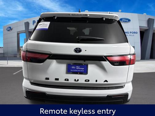 White 2024 Toyota Sequoia Platinum