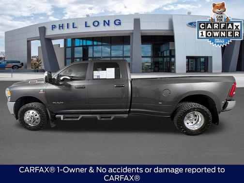 Granite Crystal Metallic Clearcoat 2024 RAM 3500 Laramie Crew Cab 4x4 8' Box