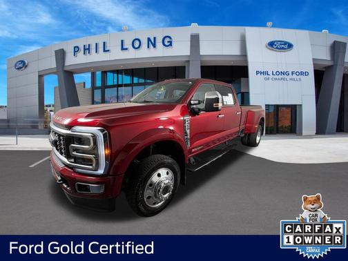 Ruby Red Metallic Tinted Clearcoat 2025 Ford F-450 Platinum