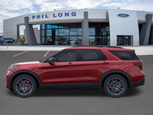 Rapid Red Metallic Tinted Clearcoat 2026 Ford Explorer ST-Line