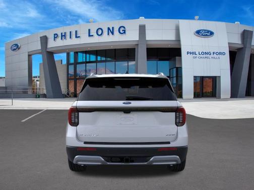 SPACE WHITE METALLIC 2026 Ford Explorer Platinum