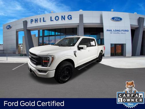Star White Metallic Tri-Coat 2023 Ford F-150 Lariat