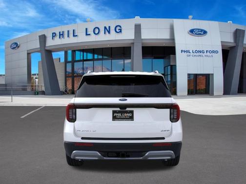 STAR WHITE MET TRI-COAT 2026 Ford Explorer Platinum