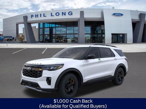 STAR WHITE MET TRI-COAT 2026 Ford Explorer Tremor