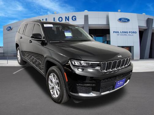 Diamond Black Crystal Pearlcoat 2022 Jeep Grand Cherokee L Limited