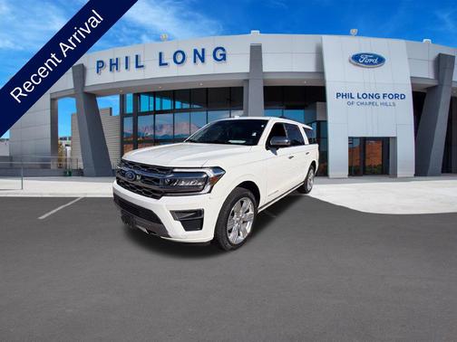 Star White Metallic Tri-Coat 2024 Ford Expedition Max Platinum