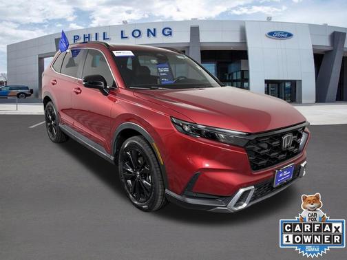 Radiant Red Metallic 2025 Honda CR-V Hybrid Sport Touring AWD