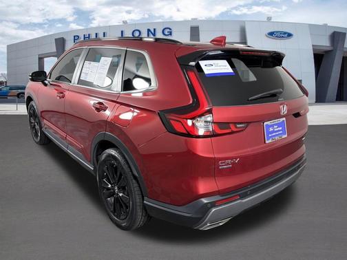 Radiant Red Metallic 2025 Honda CR-V Hybrid Sport Touring AWD